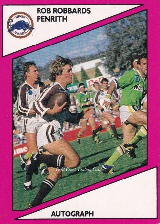 1988 Scanlens Common Card - Base 100 Rob Robbards Penrith Panthers