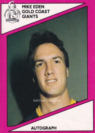 1988 Scanlens Common Card - Base 122 Mike Eden Gold Coast Giants