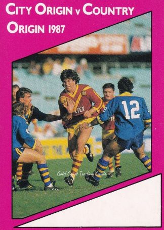 1988 Scanlens Common Card - Base 137 City Origin vs Country