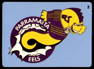 1988 Dandy Crazy League Sticker - Sticker 24 Parramatta Team Crest