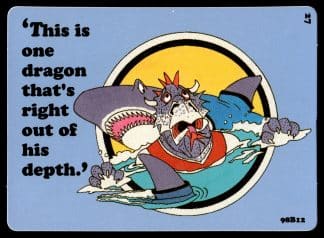 1988 Dandy Crazy League Sticker - Sticker 27 Cronulla Local Derby
