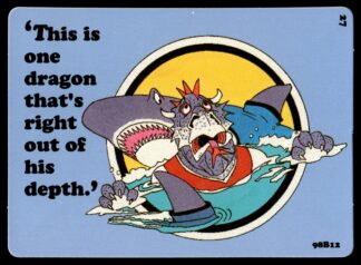 1988 Dandy Crazy League Sticker - Sticker 27 Cronulla Local Derby