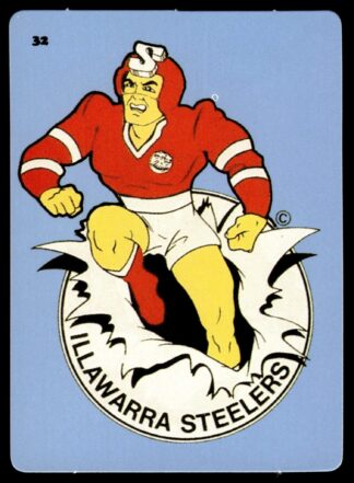 1988 Dandy Crazy League Sticker - Sticker 32 Illawarra Team Crest