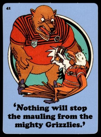 1988 Dandy Crazy League Sticker - Sticker 41 Norths Local Derby