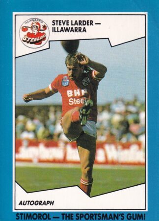 1989 Scanlens Common Card - Base 120 Steve Larder Illawarra Steelers
