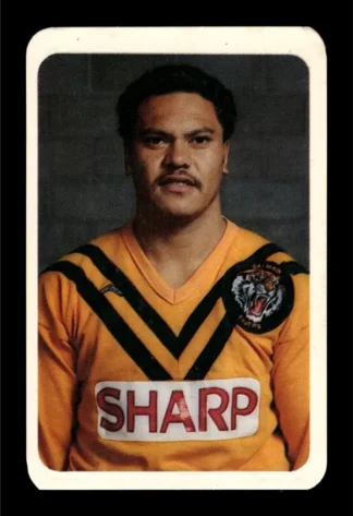 1981 Ardmona NSW Rugby League Club Cards - 08 Olsen Filipaina Balmain Tigers