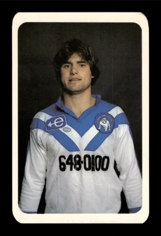 1981 Ardmona NSW Rugby League Club Cards - 03 Neil Baker Canterbury Bulldogs