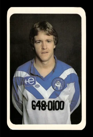 1981 Ardmona NSW Rugby League Club Cards - 05 Greg Brentnall Canterbury Bulldogs