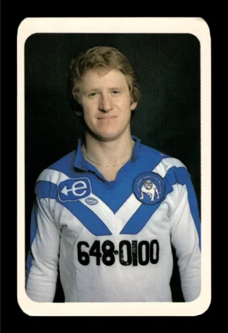 1981 Ardmona NSW Rugby League Club Cards - 06 Peter Cassilles Canterbury Bulldogs