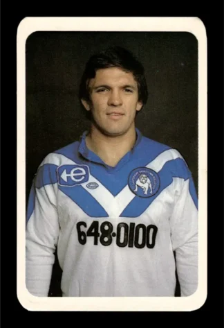 1981 Ardmona NSW Rugby League Club Cards - 08 John Coveney Canterbury Bulldogs