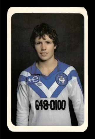 1981 Ardmona NSW Rugby League Club Cards - 10 Tony Davies Canterbury Bulldogs