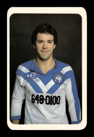 1981 Ardmona NSW Rugby League Club Cards - 14 Steve Folkes Canterbury Bulldogs