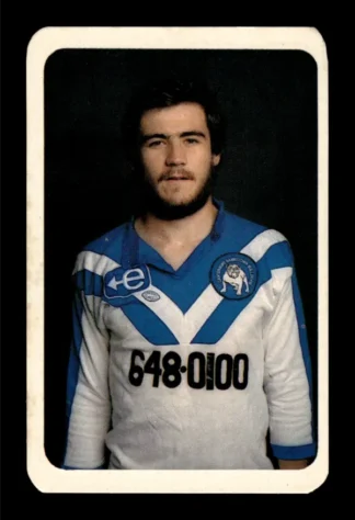 1981 Ardmona NSW Rugby League Club Cards - 15 Peter Gates Canterbury Bulldogs