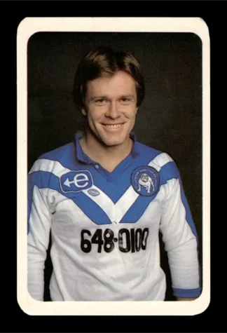 1981 Ardmona NSW Rugby League Club Cards - 20 Graeme Hughes Canterbury Bulldogs