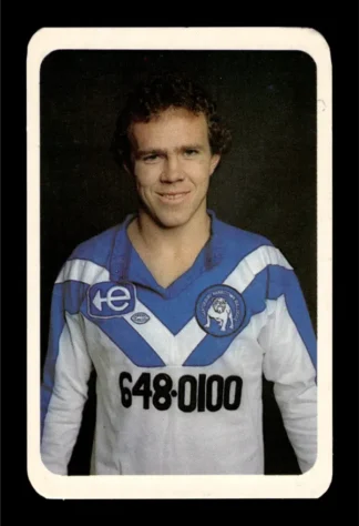 1981 Ardmona NSW Rugby League Club Cards - 21 Mark Hughes Canterbury Bulldogs