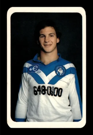 1981 Ardmona NSW Rugby League Club Cards - 25 Tony McWilliam Canterbury Bulldogs