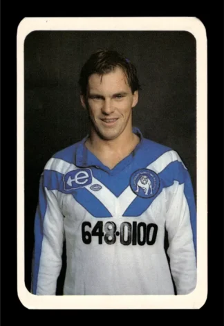 1981 Ardmona NSW Rugby League Club Cards - 28 Peter Mortimer Canterbury Bulldogs