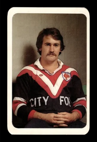 1981 Ardmona NSW Rugby League Club Cards - 24 Robert Laurie Eastern Suburbs Roosters
