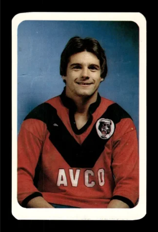 1981 Ardmona NSW Rugby League Club Cards - 09 Bruce Burgess North Sydney Bears