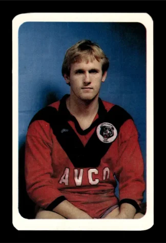 1981 Ardmona NSW Rugby League Club Cards - 27 Alan Sheppard North Sydney Bears