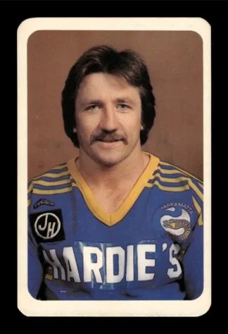 1981 Ardmona NSW Rugby League Club Cards - 17 John Kolc Parramatta Eels