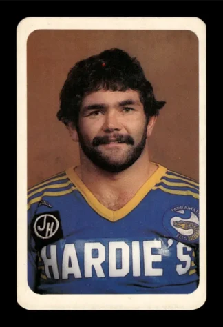 1981 Ardmona NSW Rugby League Club Cards - 28 Kevin Stevens Parramatta Eels