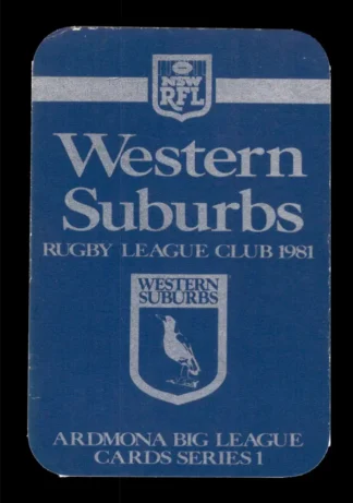 1981 Ardmona Western Suburbs Magpies