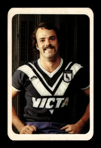 1981 Ardmona NSW Rugby League Club Cards - 07 Steve Broughton Western Suburbs Magpies