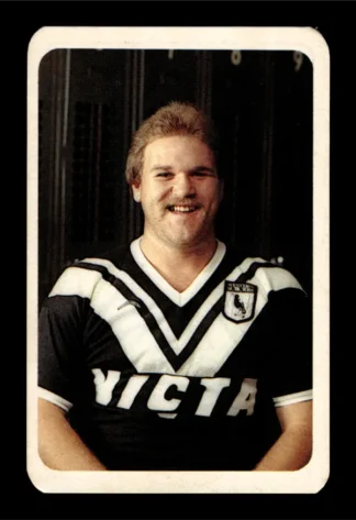 1981 Ardmona NSW Rugby League Club Cards - 08 Bruce Clark Western Suburbs Magpies