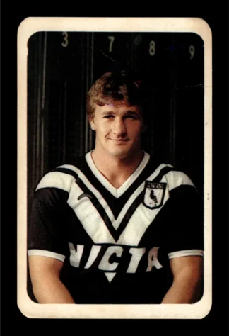 1981 Ardmona NSW Rugby League Club Cards - 24 George Moroko Western Suburbs Magpies