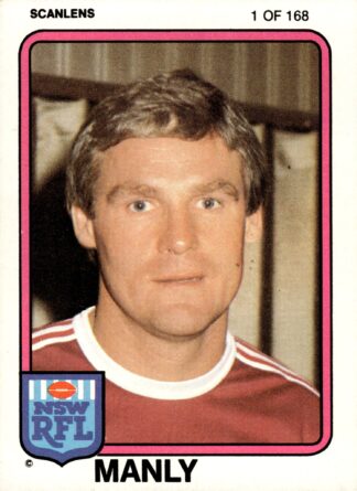 1981 Scanlens Common Card - Base 001 Tom Mooney Manly Sea Eagles