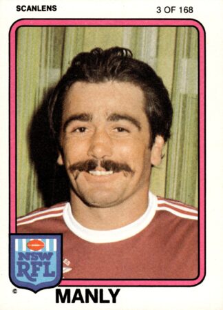 1981 Scanlens Common Card - Base 003 Alan Thompson Manly Sea Eagles