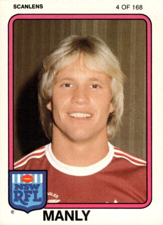 1981 Scanlens Common Card - Base 004 Steve Martin Manly Sea Eagles