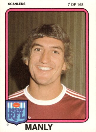 1981 Scanlens Common Card - Base 007 Russell Gartner Manly Sea Eagles