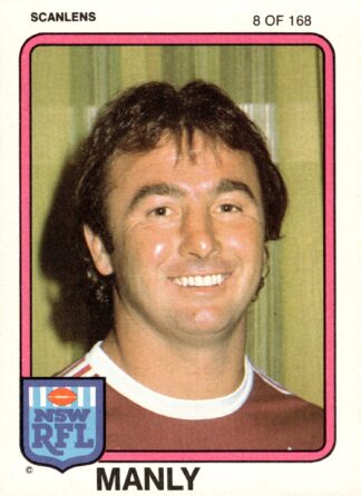 1981 Scanlens Common Card - Base 008 Max Krilich Manly Sea Eagles