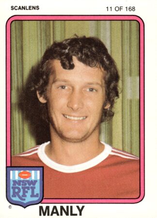 1981 Scanlens Common Card - Base 011 Ray Brown Manly Sea Eagles