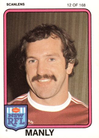 1981 Scanlens Common Card - Base 012 John Dorahy Manly Sea Eagles
