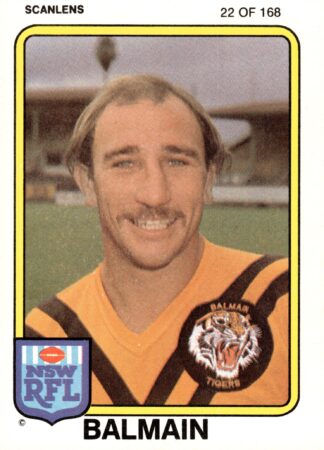 1981 Scanlens Common Card - Base 022 Neil Pringle Balmain Tigers