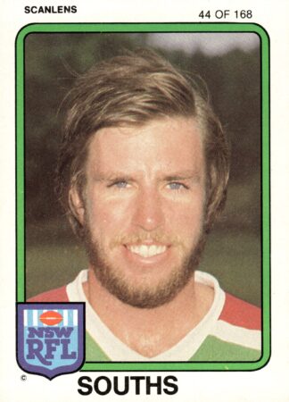 1981 Scanlens Common Card - Base 044 Steve Walsh South Sydney Rabbitohs