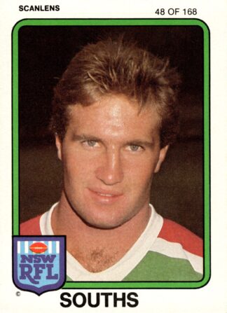 1981 Scanlens Common Card - Base 048 Shane Arneil South Sydney Rabbitohs