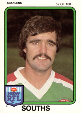 1981 Scanlens Common Card - Base 052 Graham Murray South Sydney Rabbitohs