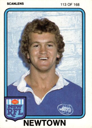 1981 Scanlens Common Card - Base 113 Phil Sigsworth Newtown Jets