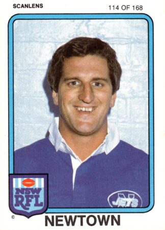 1981 Scanlens Common Card - Base 114 Ken Wilson Newtown Jets