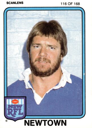 1981 Scanlens Common Card - Base 116 Steven Blyth Newtown Jets