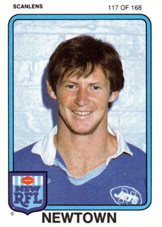 1981 Scanlens Common Card - Base 117 Brian Hetherington Newtown Jets
