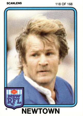 1981 Scanlens Common Card - Base 118 Tom Raudonikis Newtown Jets