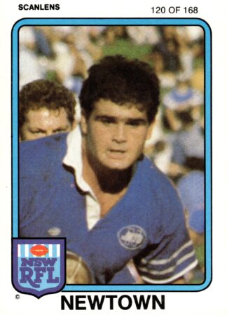 1981 Scanlens Common Card - Base 120 Geoff Bugden Newtown Jets