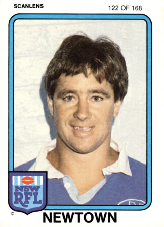 1981 Scanlens Common Card - Base 122 Barry Jensen Newtown Jets