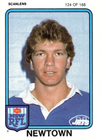 1981 Scanlens Common Card - Base 124 John Mackay Newtown Jets
