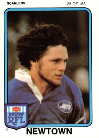 1981 Scanlens Common Card - Base 125 Graeme O'Grady Newtown Jets